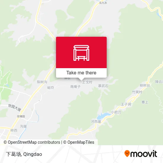 下葛场 map