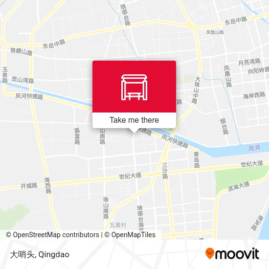 大哨头 map