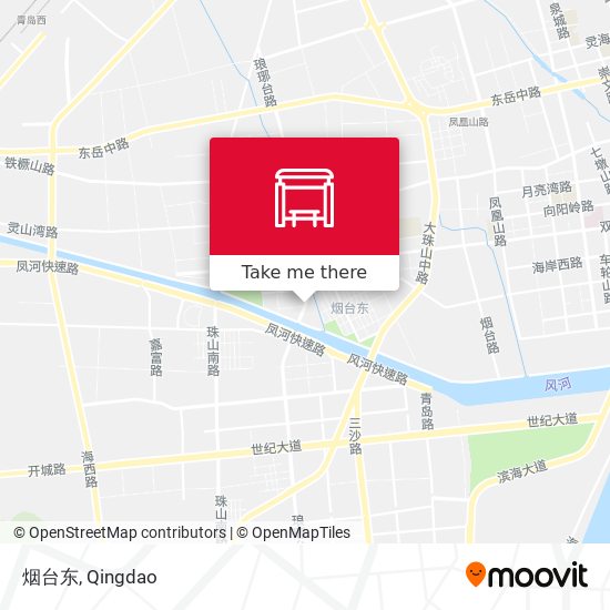 烟台东 map