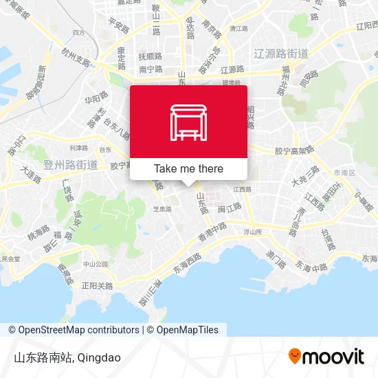 山东路南站 map
