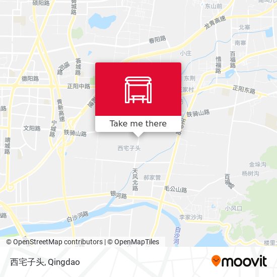 西宅子头 map