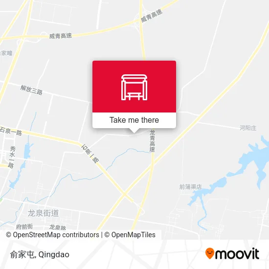 俞家屯 map