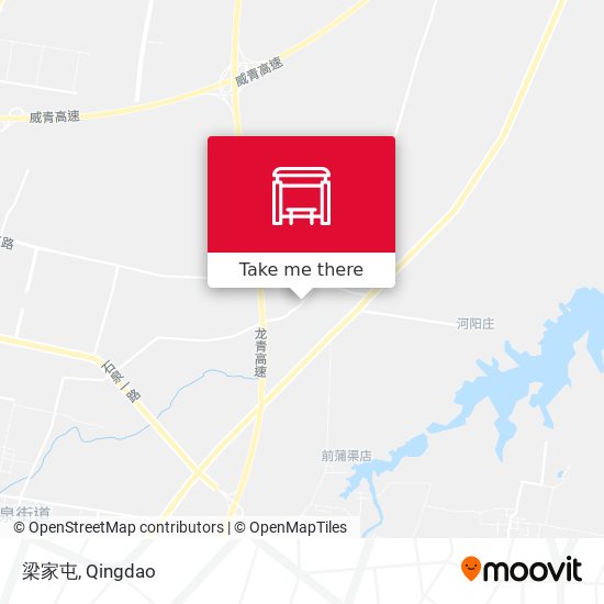 梁家屯 map