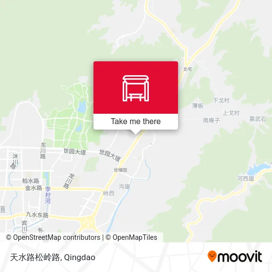 天水路松岭路 map