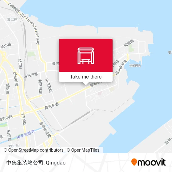 中集集装箱公司 map