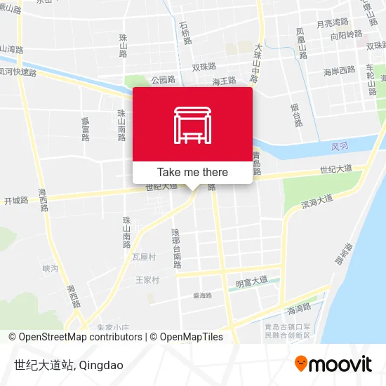 世纪大道站 map