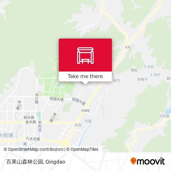 百果山森林公园 map