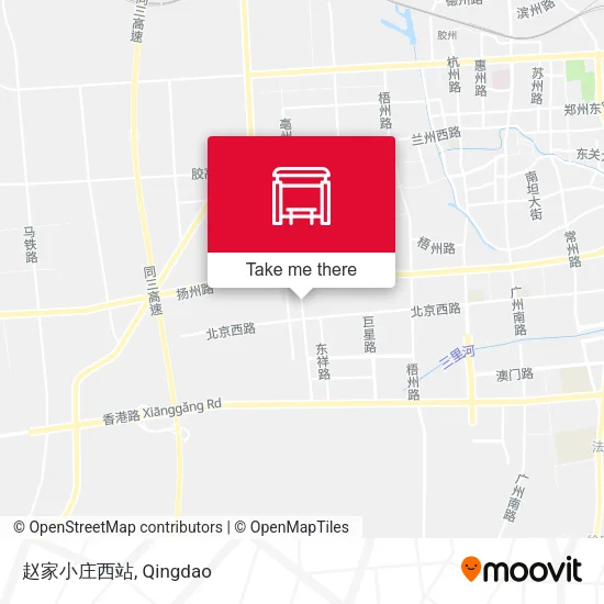 赵家小庄西站 map