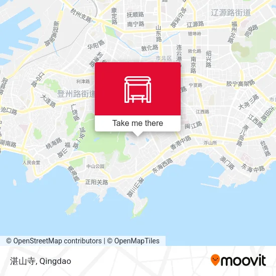 湛山寺 map