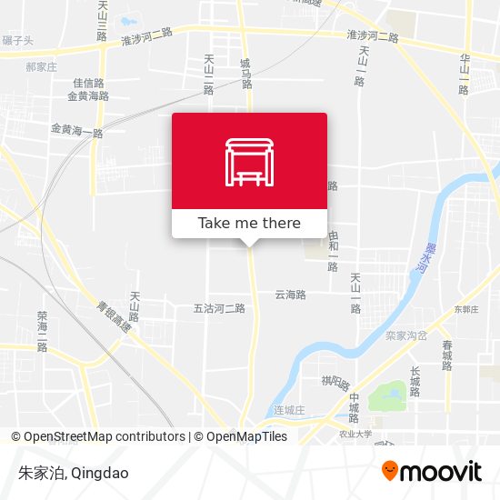 朱家泊 map