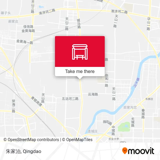 朱家泊 map