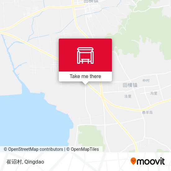 崔诏村 map