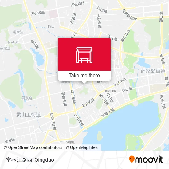 富春江路西 map