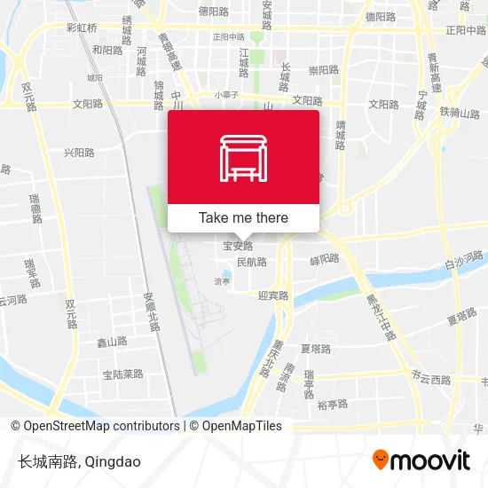 长城南路 map