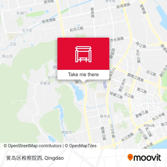 黄岛区检察院西 map