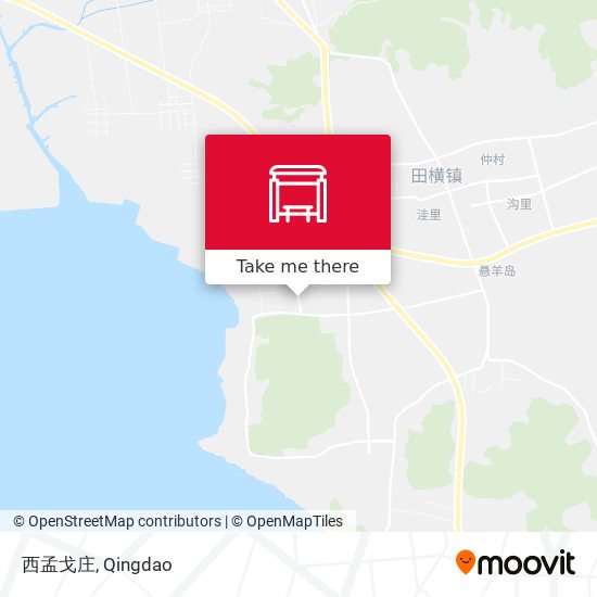 西孟戈庄 map