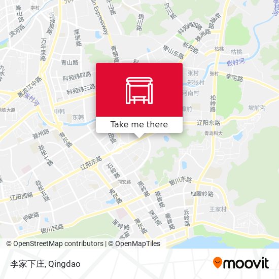 李家下庄 map