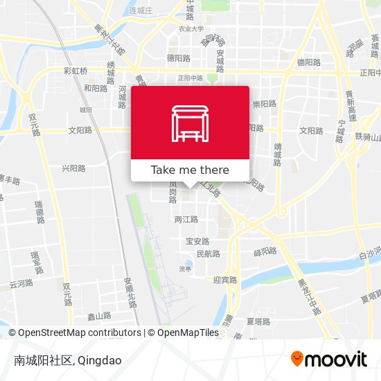 南城阳社区 map