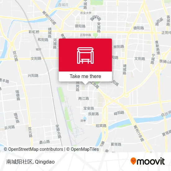 南城阳社区 map