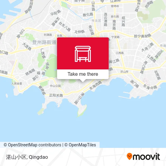 湛山小区 map