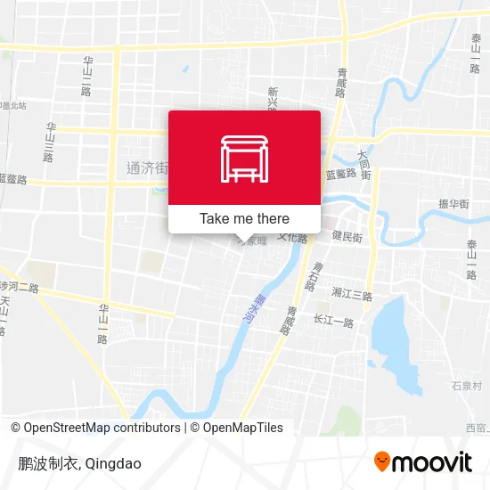 鹏波制衣 map