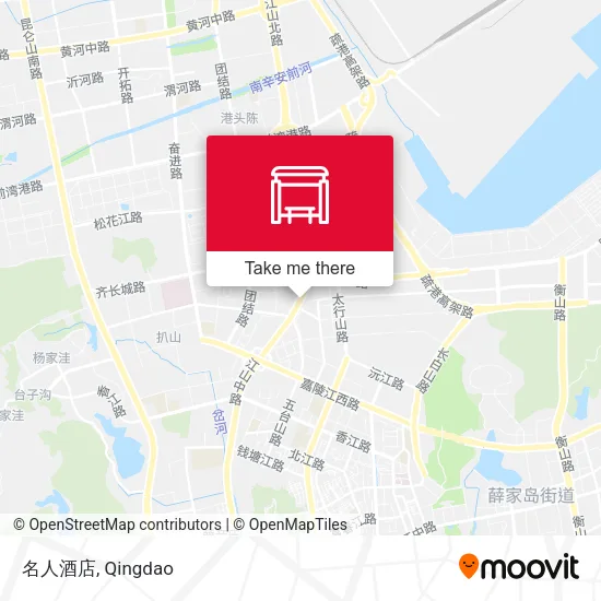 名人酒店 map