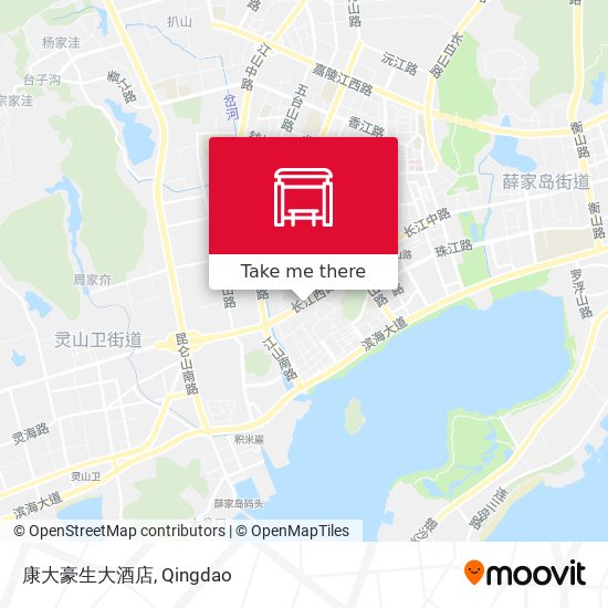 康大豪生大酒店 map