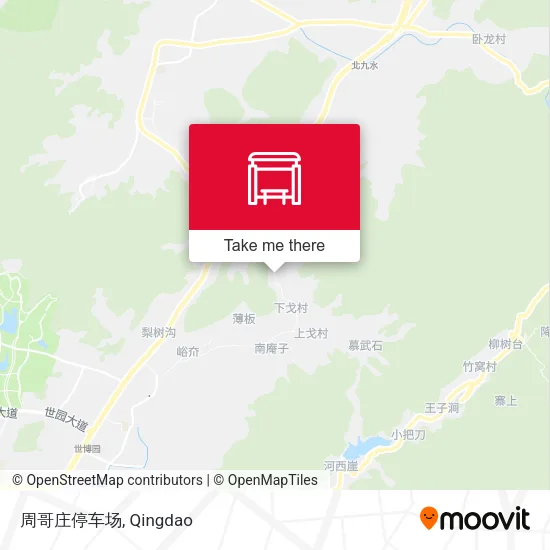 周哥庄停车场 map