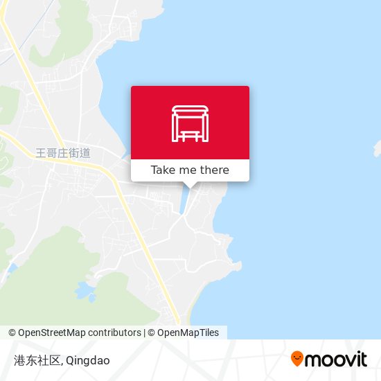 港东社区 map