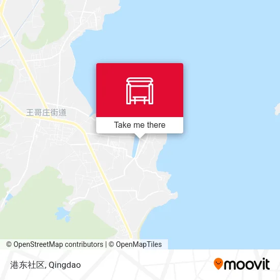 港东社区 map