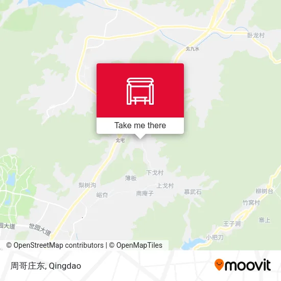 周哥庄东 map