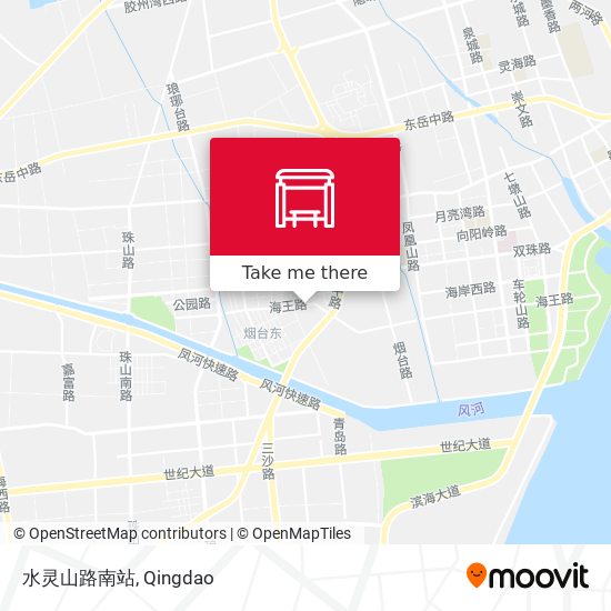水灵山路南站 map