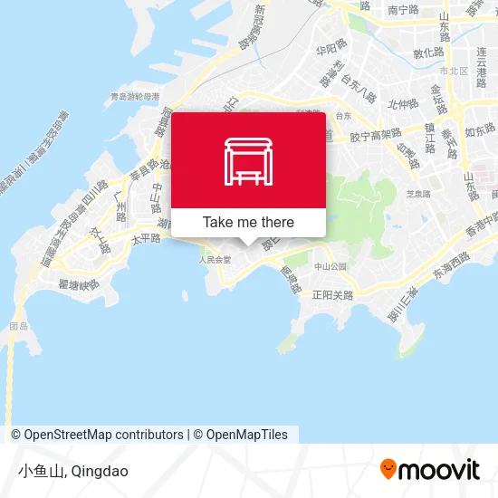小鱼山 map