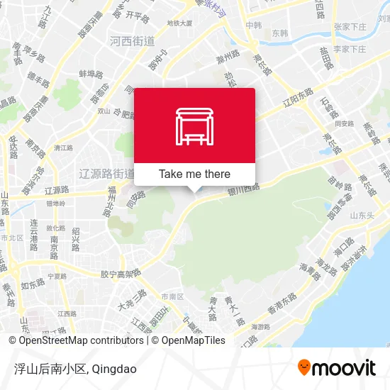 浮山后南小区 map