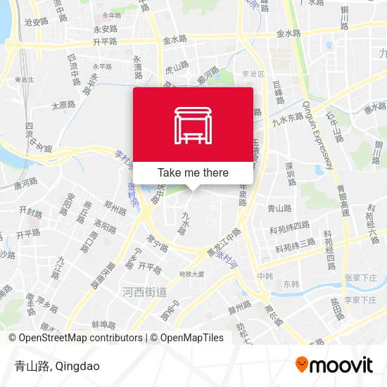 青山路 map