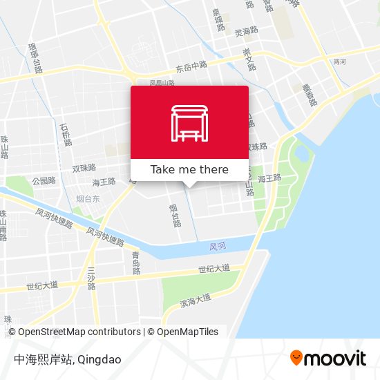 中海熙岸站 map
