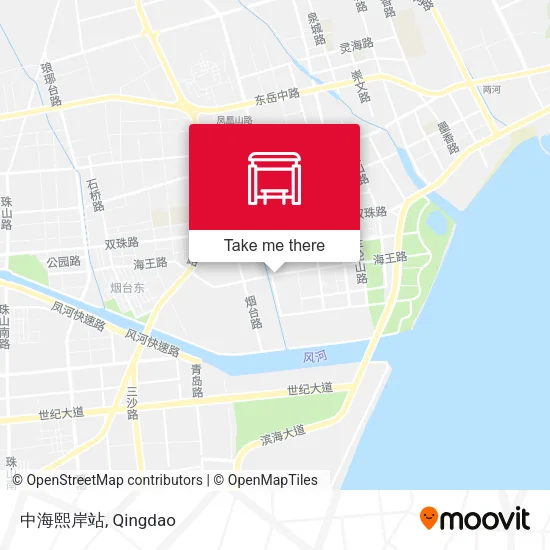 中海熙岸站 map