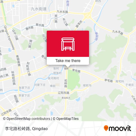 李宅路松岭路 map