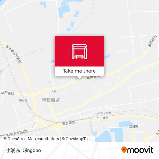 小涧东 map
