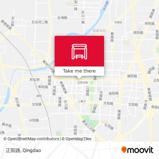 正阳路 map