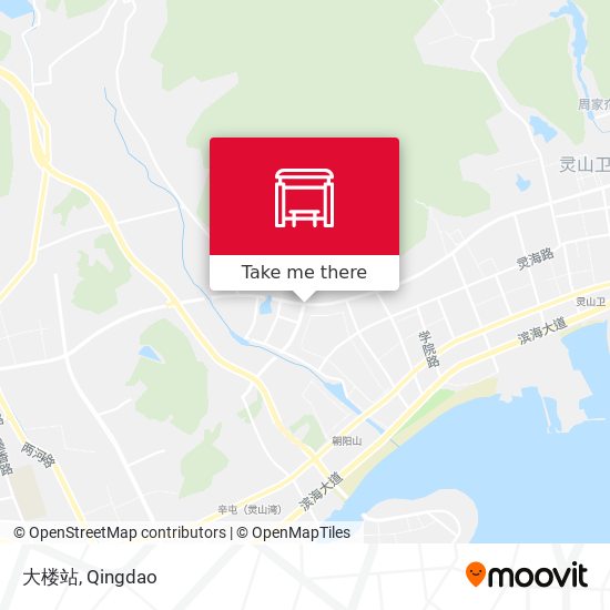 大楼站 map