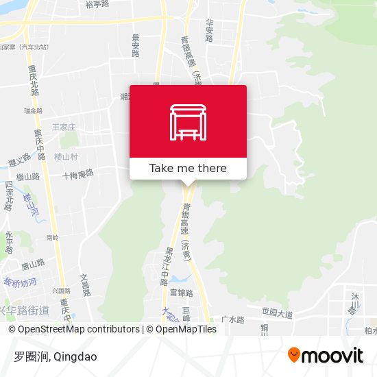 罗圈涧 map
