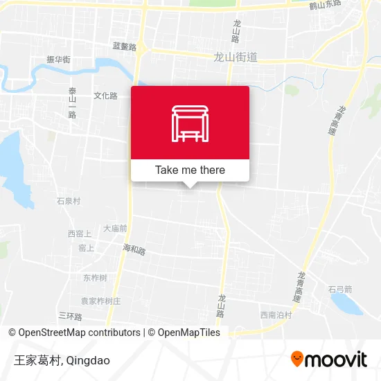 王家葛村 map