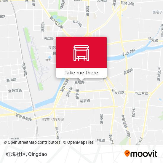 红埠社区 map