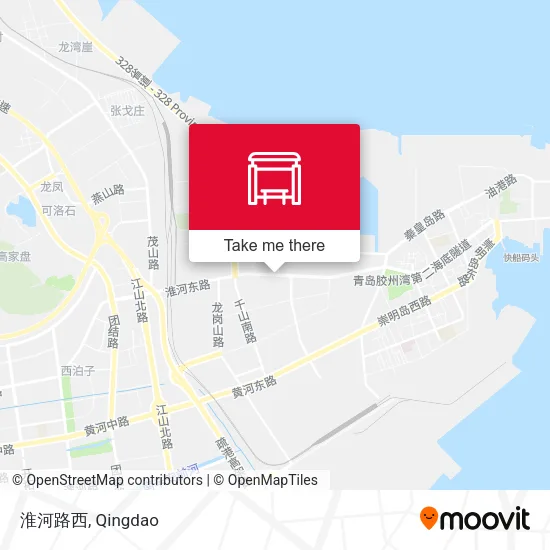 淮河路西 map