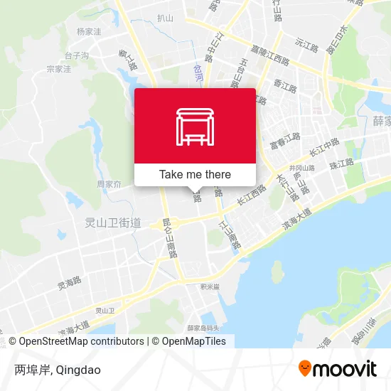 两埠岸 map