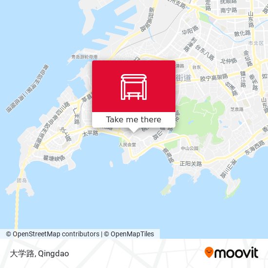 大学路 map