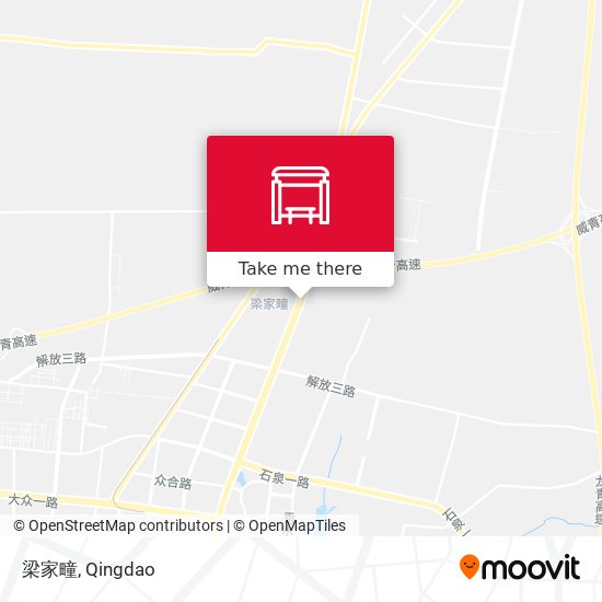 梁家疃 map