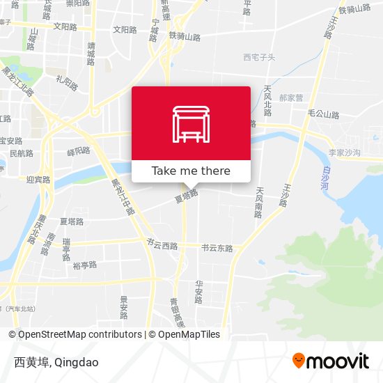 西黄埠 map