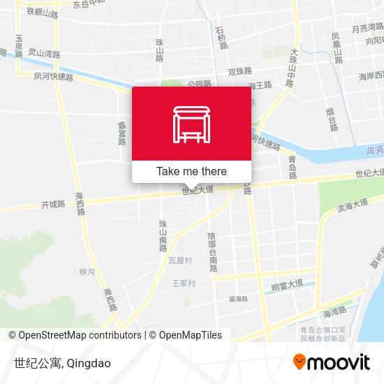 世纪公寓 map